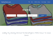 Tablet Screenshot of nodryclean.com